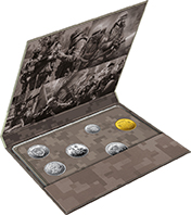 Набір "Монети України 2025" у сувенірному пакованні (реверс)